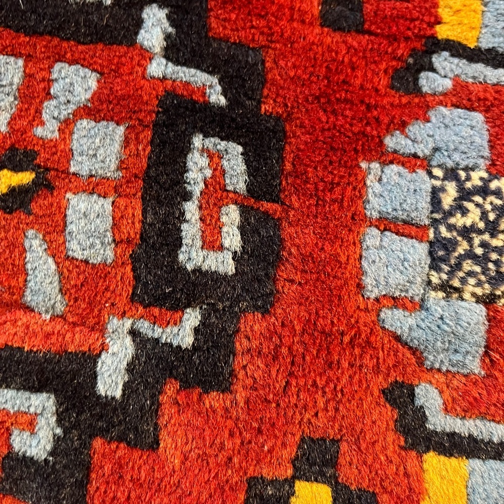 Turkish Style Red and Gray Rug - Picture 2 of 9